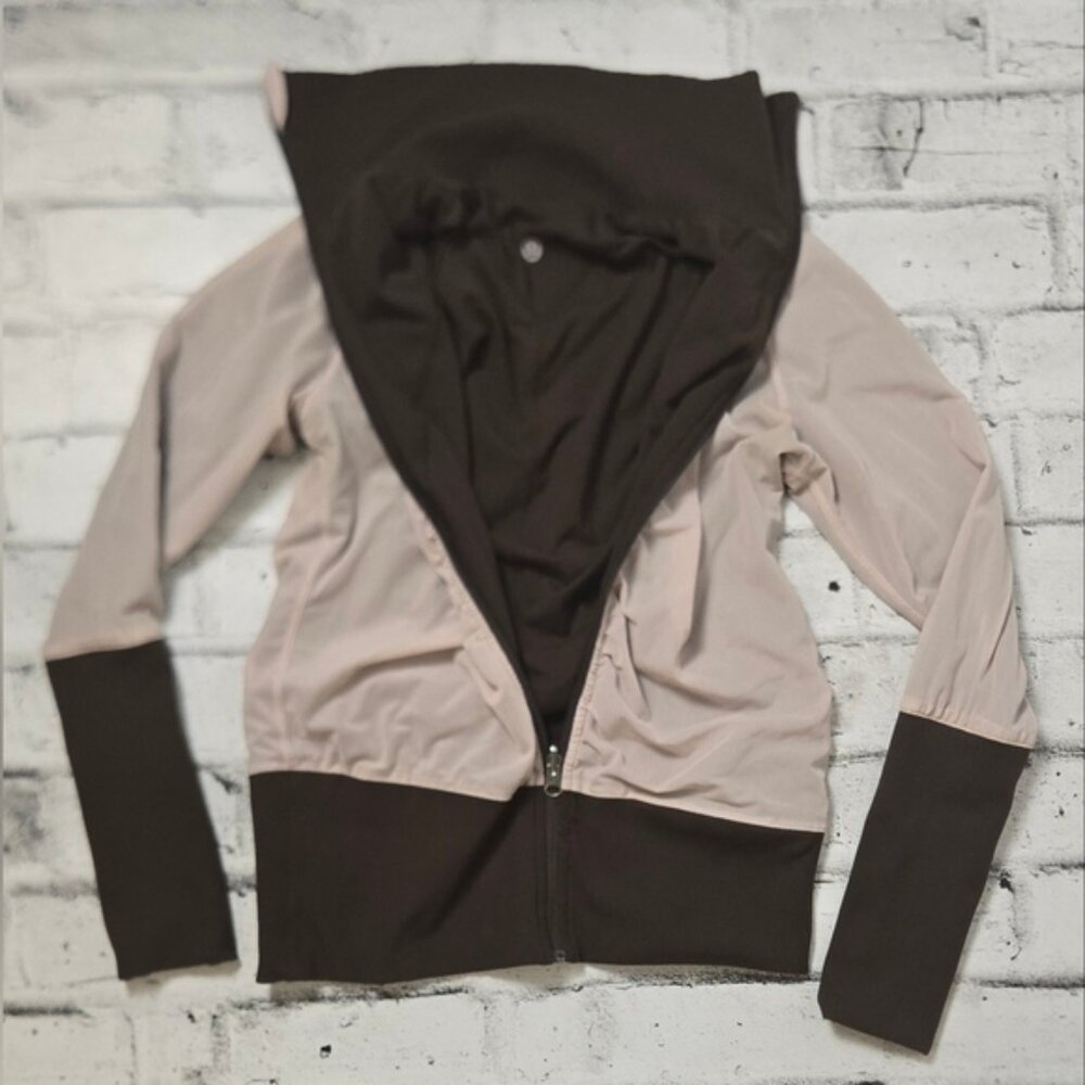 Lululemon Global Brown Zip Jacket Women’s Athleisure Activewear - Reversible - Picture 7 of 7